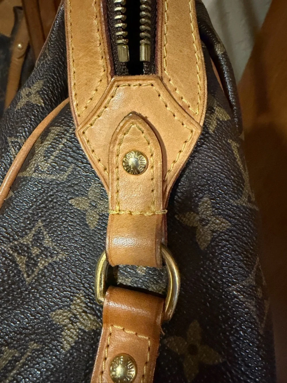 Authentic Louis Vuitton Classic Brown Monogram Stresa Women's Shoulder Bag AS IS - Picture 5 of 15